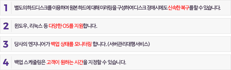 상품소개 및 특장점